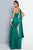 Terani Couture Cascading Paneled Asymmetrical Long Gown 1812E6296X CCSALE