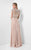 Terani Couture - Embellished V-Neck Chiffon A-line Gown 1712M3429 Special Occasion Dress
