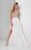 Terani Couture - Illusion Sweetheart Chiffon Gown 1712P2512 Special Occasion Dress 00 / Ivory