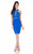 Terani Couture - Sexy Illusion Halter Neck Short Dress 1621H1056 Special Occasion Dress 00 / Cobalt