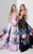 Terani Couture - Two-Piece Floral Pleated A-Line Gown 1711P2703 Special Occasion Dress