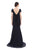 Theia - 882445 Lace Bateau Neck Cap Sleeves Trumpet Dress Special Occasion Dress