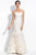 Theia - Strapless Rosette Organza Gown 890092 Special Occasion Dress
