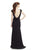 Theia V-Neck Cowl Back Stretch Evening Gown 882820 - 1 Pc. Fuchsia in size 2 Available CCSALE 2 / Fuchsia