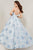 Tiffany Designs - 16340 Scoop Neck Brocade Organza A-line Dress Special Occasion Dress