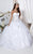 Tiffany Designs - 56219 Strapless Vine Detailed Ballgown Special Occasion Dress