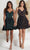 Tiffany Homecoming 27350 - Sequin Aline Cocktail Dress Special Occasion Dress 0 / Black Purple