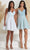 Tiffany Homecoming 27350 - Sequin Aline Cocktail Dress Special Occasion Dress 0 / Ivory