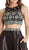 Two Piece Bedazzled A-line Prom Dress Dress