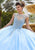 Vizcaya by Mori Lee - 60094 Bejeweled Illusion Bodice Tulle Ballgown Quinceanera Dresses