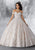 Vizcaya by Mori Lee - 89186 Sequined Motif Tulle Ballgown Quinceanera Dresses 0 / Ivory/Nude
