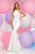 Zoey Grey 30816 High Halter Jersey Sheath Gown CCSALE 2 / Ivory