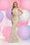 Zoey Grey 30853 Two Piece Halter Lace Long Gown CCSALE 4 / Midnight/Nude